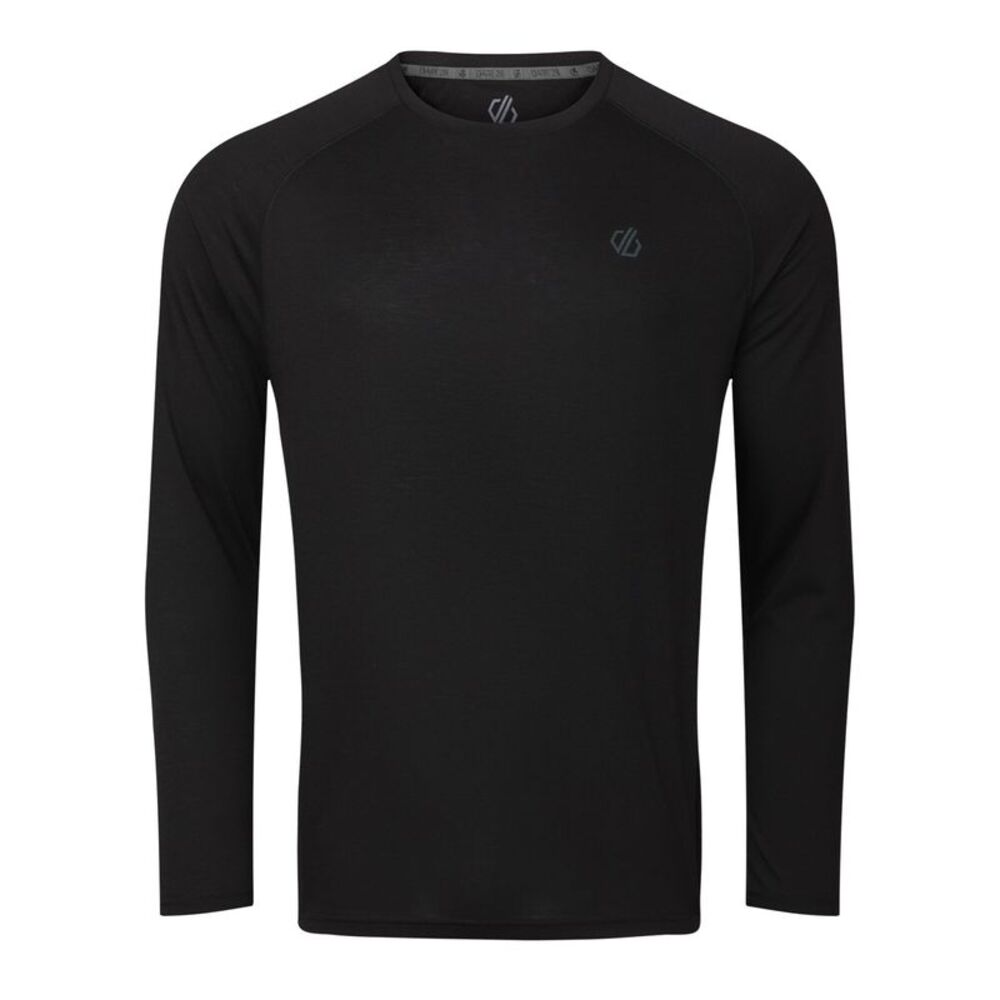 Dare 2B Mens Agile Long-Sleeved T-Shirt / Black